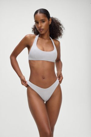Skyler Bikini Top – Heather Grey