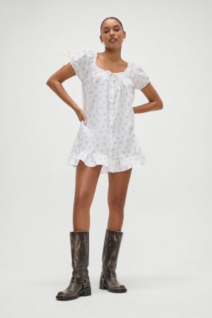 Starlet Babydoll Dress – Periwinkle