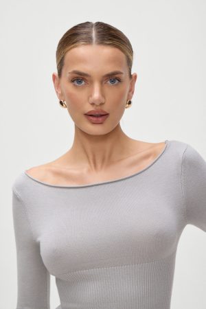 Theo Knit Sweater – Ash