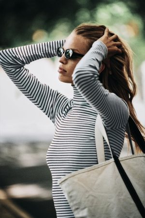 Tucker Knit Sweater – Montauk Stripe