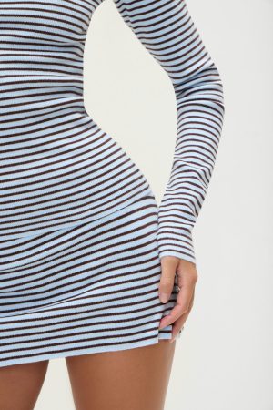 Marialla Mini Skort – Montauk Stripe