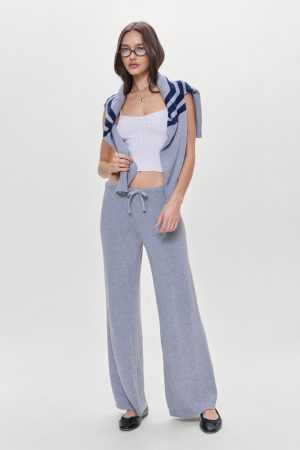 Wesley Knit Pants – Rain Cloud