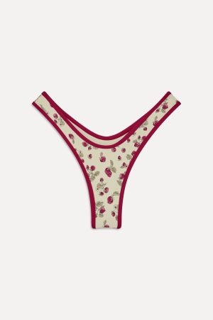 Full Moon Micro Bikini Bottom – Strawberry Field