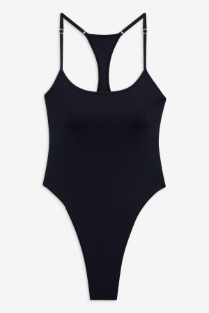 Getaway Cheeky One Piece Swimsuit – Black