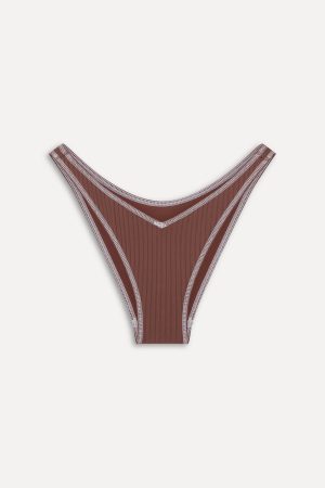 Harper Cheeky Bikini Bottom – Brown Sugar