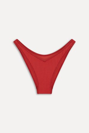 Harper Cheeky Bikini Bottom – Cherry