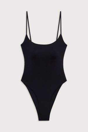 Juliet Cheeky One Piece Swimsuit – Black