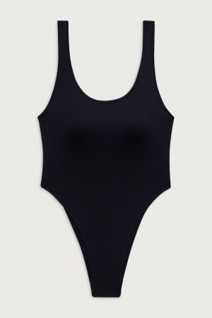 July Cheeky One Piece Swimsuit – Black