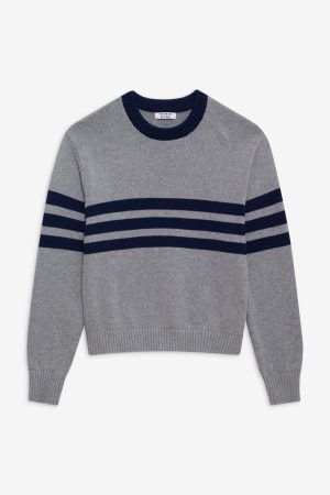 Kip Oversized Crewneck Sweater – Rain Cloud