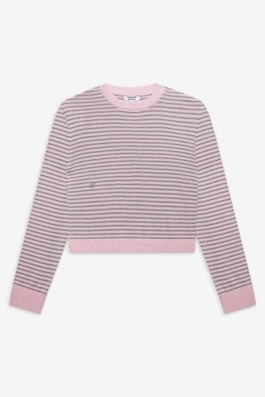 Kip Oversized Sweater – Rosewater Stripe