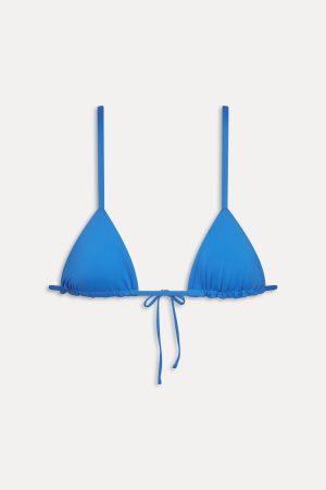Lumia Skimpy Triangle Bikini Top – Lake Blue