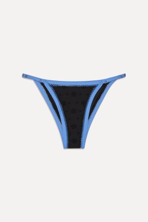 Luna Cheeky Eyelet Bikini Bottom – Eclipse