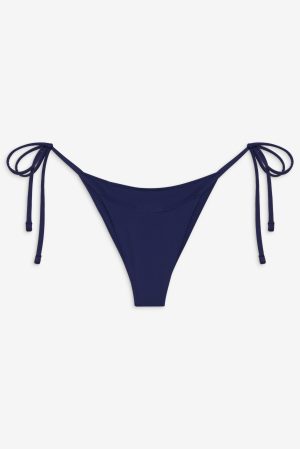 Mackenzie Cheeky String Bikini Bottom – Midnight Dip