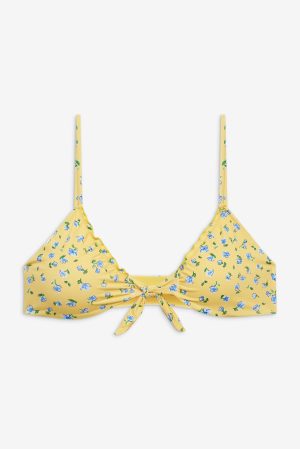 Maison Floral Skimpy Bikini Top – Sky Blossom
