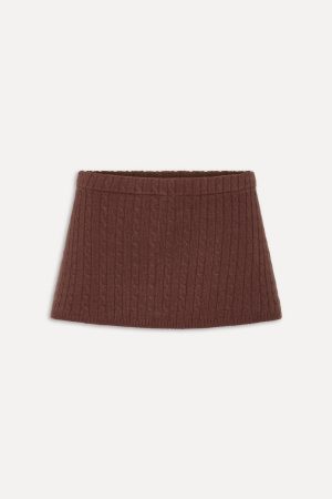 Marialla Mini Skort – Brown Sugar