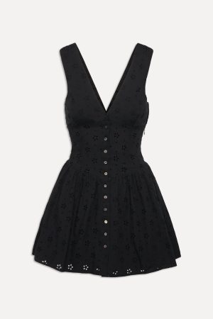 Marley Cotton Eyelet Mini Dress – Eclipse