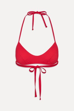 Micah Halter Bikini Top – Spice Dot