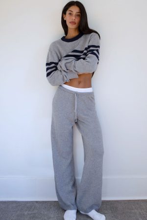 Kip Oversized Crewneck Sweater – Rain Cloud