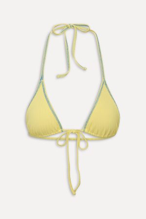 Paradise Halter Bikini Top – Honeycomb