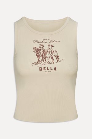 x BELLA HADID Reno Tank Top – Sand
