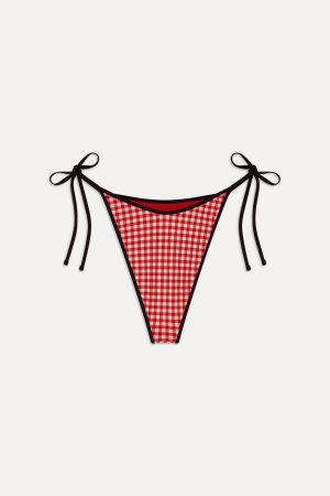 Romeo Cheeky String Bikini Bottom – Cherry Picnic