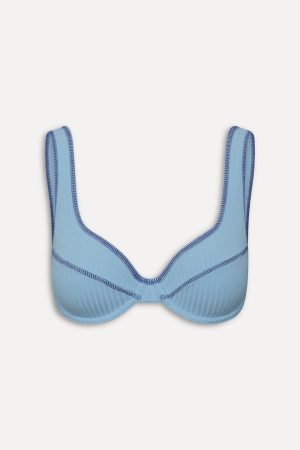 Romeo Underwire Bikini Top – Blue Vanilla