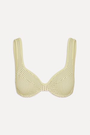 Romeo Underwire Bikini Top – Lemon Dot