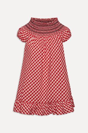 Ruby Gingham Babydoll Dress – Cherry Picnic