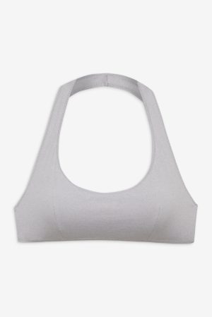 Skyler Bikini Top – Heather Grey