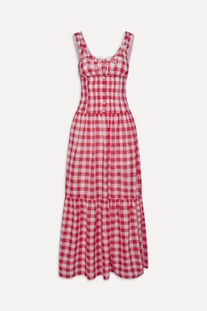 x BELLA HADID Southern Belle Midi Dress – Malibu Picnic