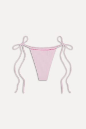 Tia Skimpy String Bikini Bottom – Strawberries & Cream