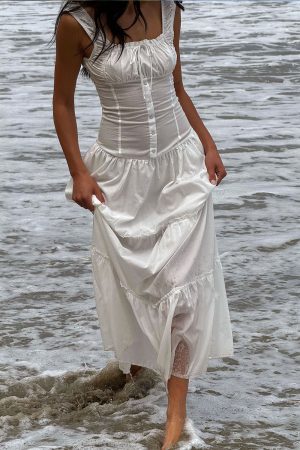 Christabelle Ruffle Maxi Dress – Sunrose