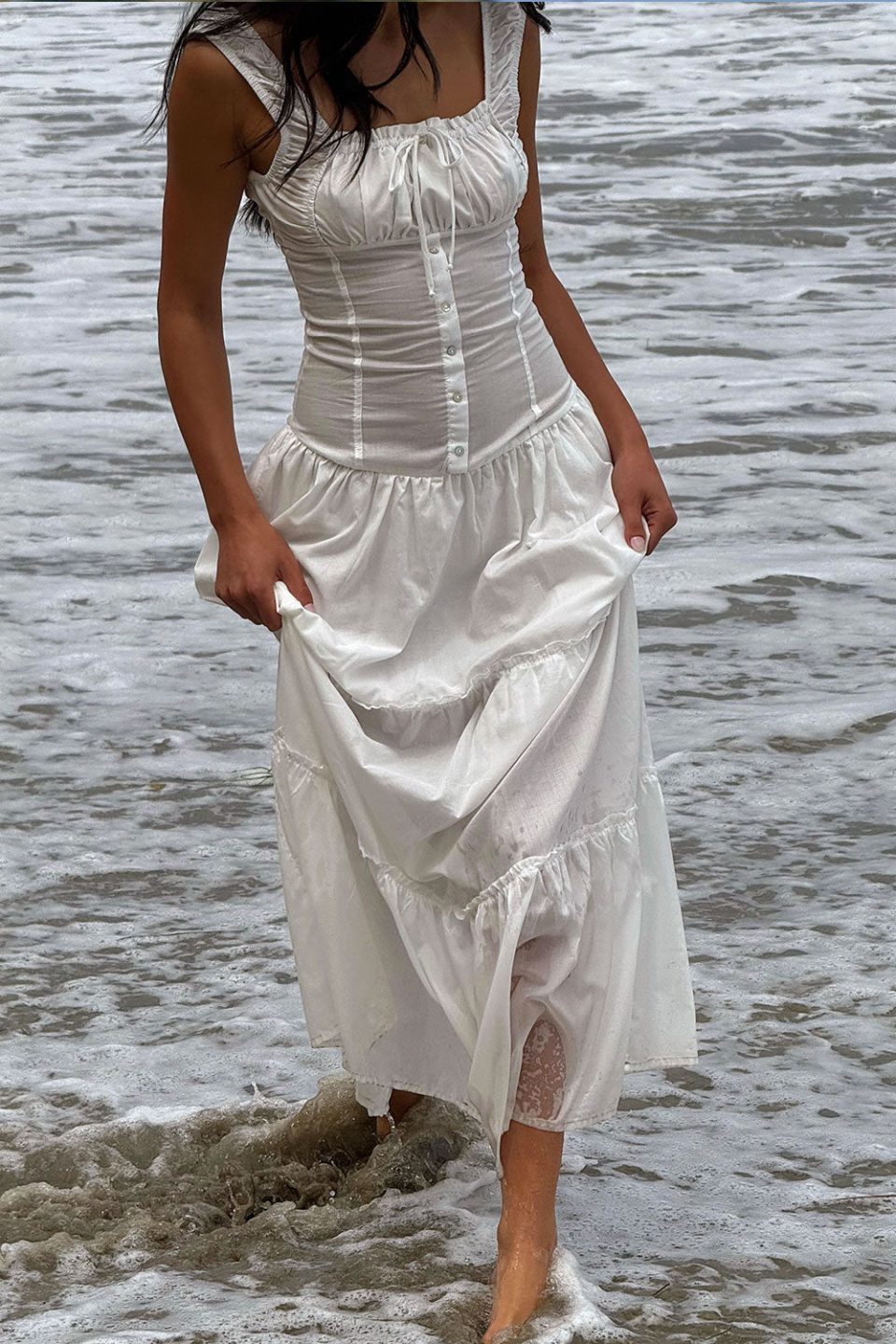 Christabelle Ruffle Maxi Dress - Sunrose